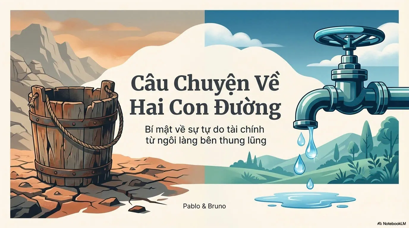 Câu chuyện về Đường ống và Những chiếc xô: Bài học đổi đời về Tự do Tài chính