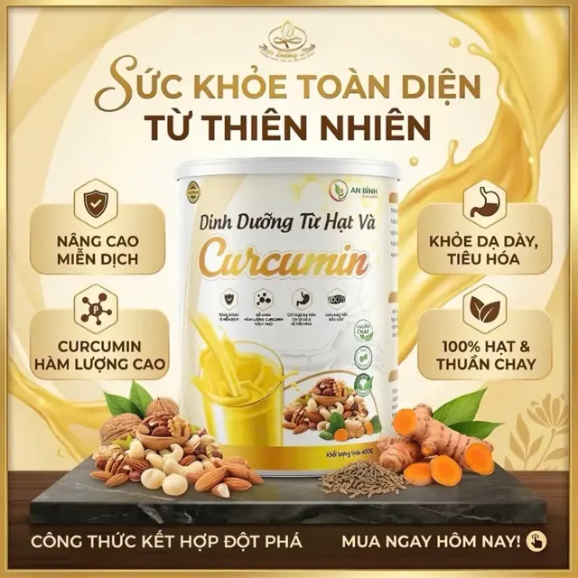 Sữa Hạt Curcumin